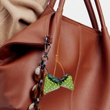 Maxbell Tote Bag Charm Fashion Car Accessories Key Chain for Backpack Handbag Wallet Green