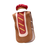 Maxbell Hot Dog Costume for Kids Reusable Prop Portable Halloween Costume Boys Girls S