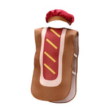 Maxbell Hot Dog Costume for Kids Reusable Prop Portable Halloween Costume Boys Girls M