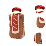 Maxbell Hot Dog Costume for Kids Reusable Prop Portable Halloween Costume Boys Girls M