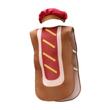 Maxbell Hot Dog Costume for Kids Reusable Prop Portable Halloween Costume Boys Girls XL