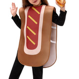 Maxbell Hot Dog Costume for Kids Reusable Prop Portable Halloween Costume Boys Girls XL