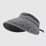 Maxbell Womens Sun Hat Fashion Wide Brim Portable Sports Hat for Party Travel Hiking Gray
