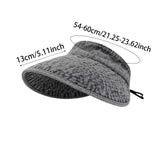 Maxbell Womens Sun Hat Fashion Wide Brim Portable Sports Hat for Party Travel Hiking Gray