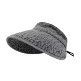 Maxbell Womens Sun Hat Fashion Wide Brim Portable Sports Hat for Party Travel Hiking Gray