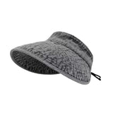 Maxbell Womens Sun Hat Fashion Wide Brim Portable Sports Hat for Party Travel Hiking Gray