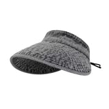 Maxbell Womens Sun Hat Fashion Wide Brim Portable Sports Hat for Party Travel Hiking Gray
