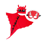 Maxbell 3Pcs Kids Dinosaur Costume Dragon Fancy Dress Costume for 3-8 Years Old Kids