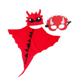 Maxbell 3Pcs Kids Dinosaur Costume Dragon Fancy Dress Costume for 3-8 Years Old Kids