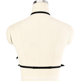 Maxbell Artificial Festival Feathers Harness Cosplay Bra for Photo Props Performance