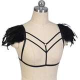 Maxbell Harness Bra Party Costume Accessories Strappy Punk Fashion Festival Bralette
