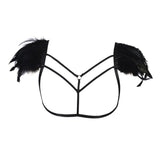 Maxbell Harness Bra Party Costume Accessories Strappy Punk Fashion Festival Bralette