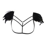 Maxbell Harness Bra Party Costume Accessories Strappy Punk Fashion Festival Bralette