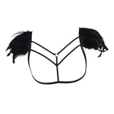Maxbell Harness Bra Party Costume Accessories Strappy Punk Fashion Festival Bralette