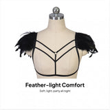 Maxbell Harness Bra Party Costume Accessories Strappy Punk Fashion Festival Bralette