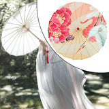 Maxbell Chinese Oiled Paper Umbrella Rainproof Decorative for Party Cosplay Costumes Style A