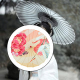 Maxbell Chinese Oiled Paper Umbrella Rainproof Decorative for Party Cosplay Costumes Style A