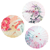 Maxbell Chinese Oiled Paper Umbrella Rainproof Decorative for Party Cosplay Costumes Style A