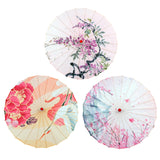 Maxbell Chinese Oiled Paper Umbrella Rainproof Decorative for Party Cosplay Costumes Style A