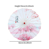 Maxbell Chinese Oiled Paper Umbrella Rainproof Decorative for Party Dancing Costumes Style A