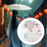 Maxbell Chinese Oiled Paper Umbrella Rainproof Decorative for Party Dancing Costumes Style C