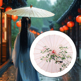 Maxbell Chinese Oiled Paper Umbrella Rainproof Decorative for Party Dancing Costumes Style D