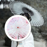 Maxbell Chinese Oiled Paper Umbrella Rainproof Decorative for Costume Decor Style A