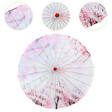 Maxbell Chinese Oiled Paper Umbrella Rainproof Decorative for Costume Decor Style A