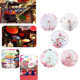 Maxbell Chinese Oiled Paper Umbrella Rainproof Decorative for Costume Decor Style A