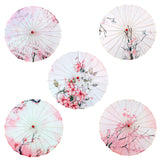 Maxbell Chinese Oiled Paper Umbrella Rainproof Decorative for Costume Decor Style A