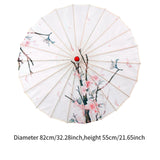 Maxbell Chinese Oiled Paper Umbrella Rainproof Decorative for Costume Decor Style B