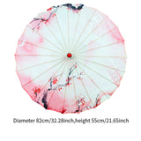 Maxbell Chinese Oiled Paper Umbrella Rainproof Decorative for Costume Decor Style D