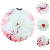 Maxbell Chinese Oiled Paper Umbrella Rainproof Decorative for Costume Decor Style D