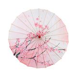 Maxbell Chinese Oiled Paper Umbrella Rainproof Decorative for Costume Decor Style E