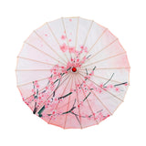 Maxbell Chinese Oiled Paper Umbrella Rainproof Decorative for Costume Decor Style E
