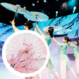 Maxbell Chinese Oiled Paper Umbrella Rainproof Decorative for Costume Decor Style E