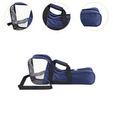 Maxbell Oxygen Tank Holder with Padded Adjustable Oxygen Tank Carrier for Wheelchair