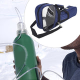 Maxbell Oxygen Tank Holder with Padded Adjustable Oxygen Tank Carrier for Wheelchair