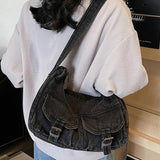 Maxbell Women's Shoulder Bag Tote Adjustable Strap Retro Aesthetic Casual Hobo Purse black