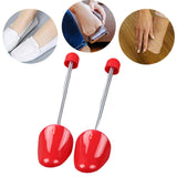 Maxbell 2Pcs Shoe Tree Shoe Shapers to Keep Shoes Shape for Sneakers Boots Men Women red