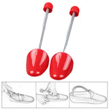 Maxbell 2Pcs Shoe Tree Shoe Shapers to Keep Shoes Shape for Sneakers Boots Men Women red