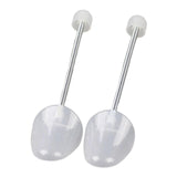 Maxbell 2Pcs Shoe Tree Shoe Shapers to Keep Shoes Shape for Sneakers Boots Men Women clear