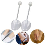 Maxbell 2Pcs Shoe Tree Shoe Shapers to Keep Shoes Shape for Sneakers Boots Men Women clear
