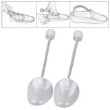 Maxbell 2Pcs Shoe Tree Shoe Shapers to Keep Shoes Shape for Sneakers Boots Men Women clear
