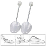 Maxbell 2Pcs Shoe Tree Shoe Shapers to Keep Shoes Shape for Sneakers Boots Men Women clear