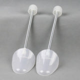 Maxbell 2Pcs Shoe Tree Shoe Shapers to Keep Shoes Shape for Sneakers Boots Men Women clear