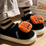 Maxbell Halloween Pumpkin Slippers Cute Party Favors Home Floor Slides Festival Gift Size 36 37