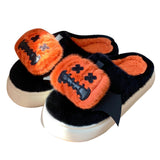 Maxbell Halloween Pumpkin Slippers Cute Party Favors Home Floor Slides Festival Gift Size 40 41