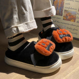 Maxbell Halloween Pumpkin Slippers Cute Party Favors Home Floor Slides Festival Gift Size 40 41