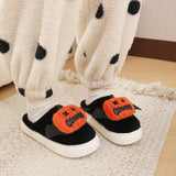 Maxbell Halloween Pumpkin Slippers Cute Party Favors Home Floor Slides Festival Gift Size 42 43